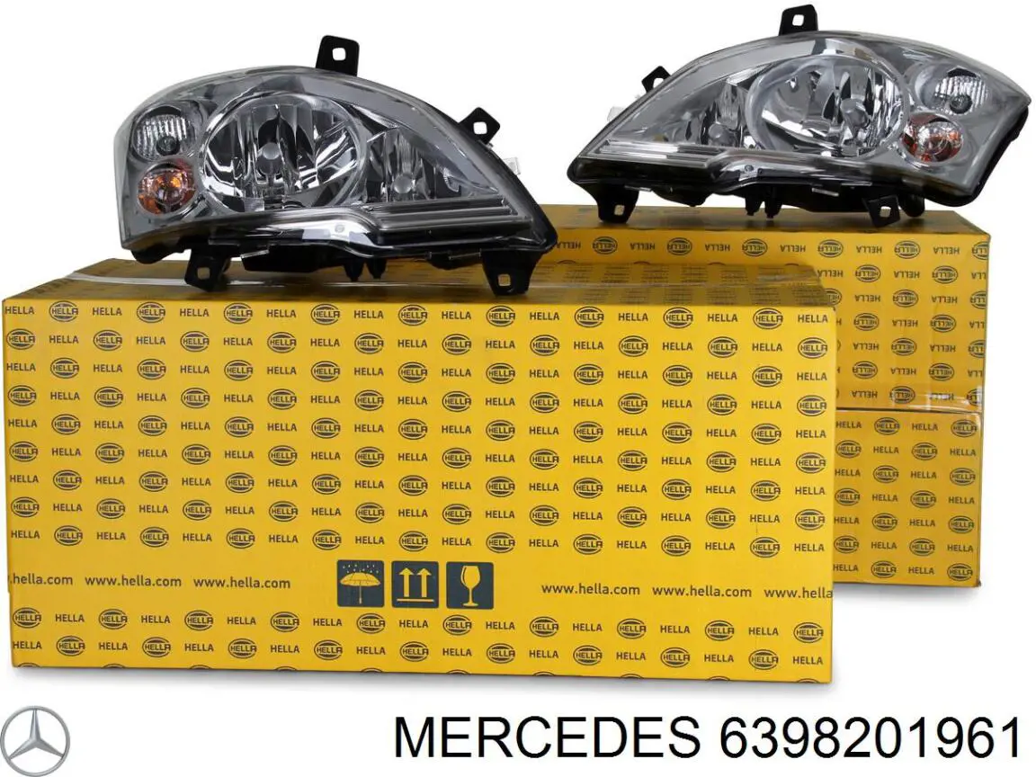 Faro derecho 6398201961 Mercedes