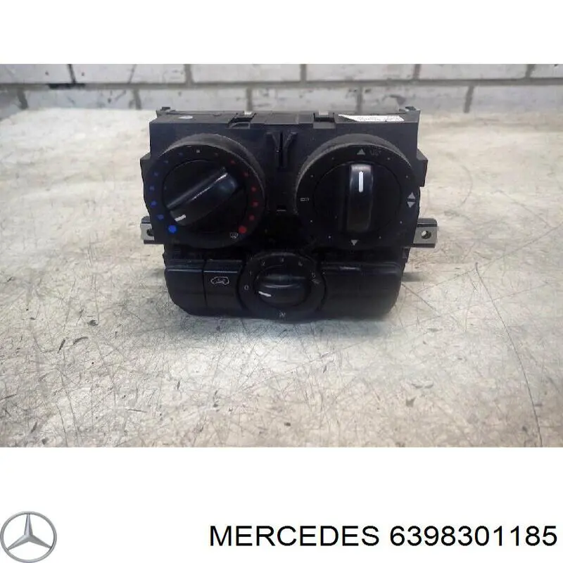 6398301185 Mercedes Unidad de control de la ventilación