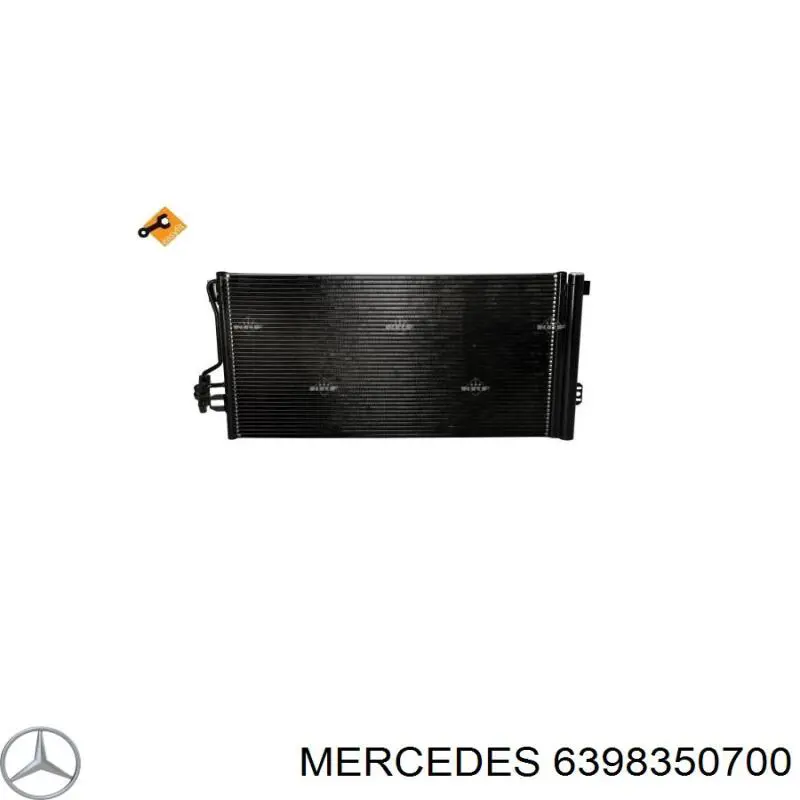Aire acondicionado capacitor Mercedes 6398350700 precio, desde 79,86 EUR