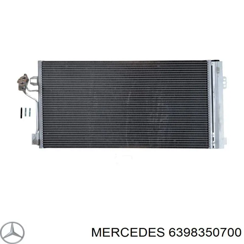 6398350700 Mercedes condensador aire acondicionado