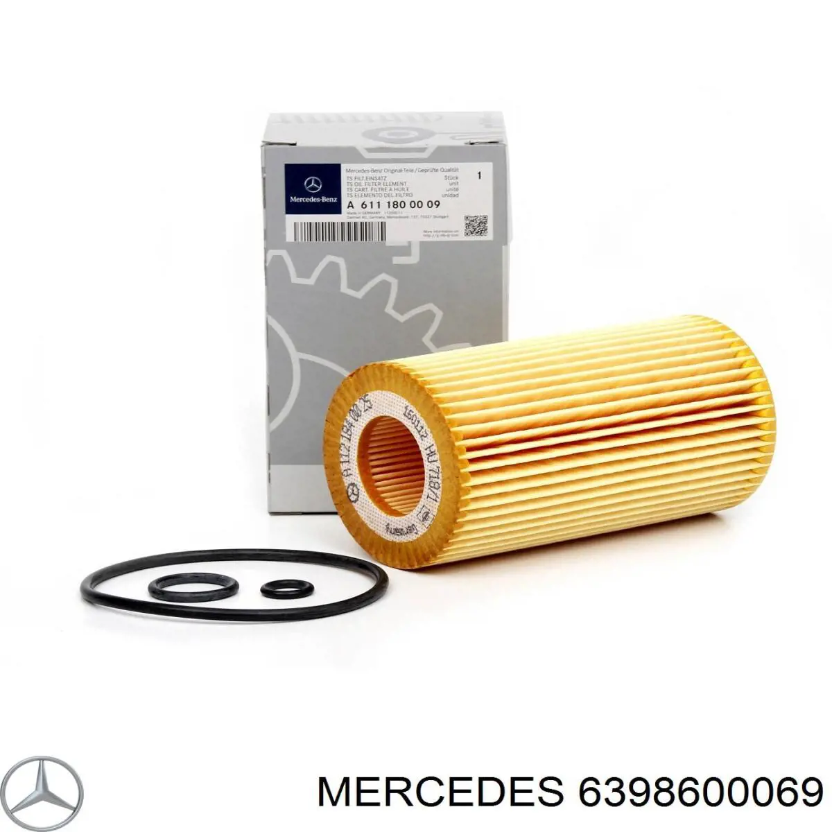 Palanca de bloqueo del cinturón de seguridad delantero izquierdo 6398600069 Mercedes