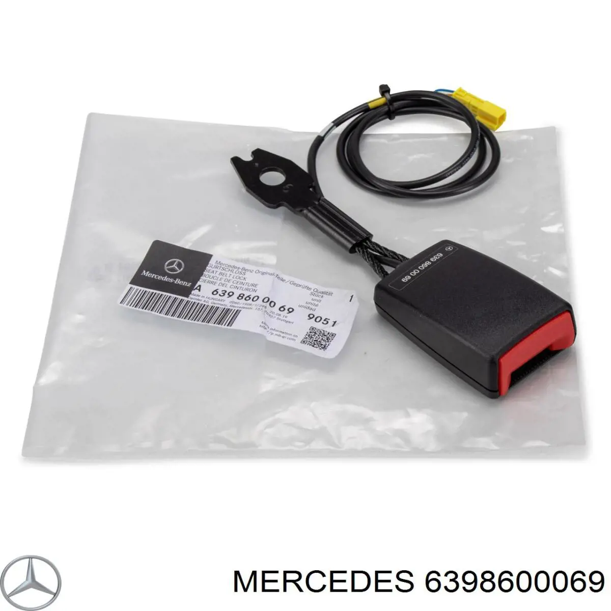 Palanca de bloqueo del cinturón de seguridad delantero izquierdo Mercedes 6398600069 precio, desde 67,17 EUR