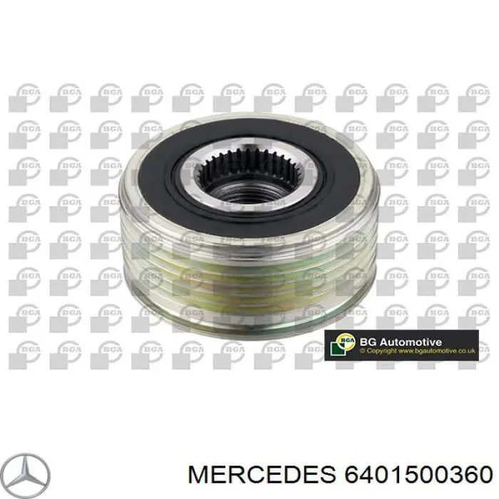 6401500360 Mercedes polea alternador