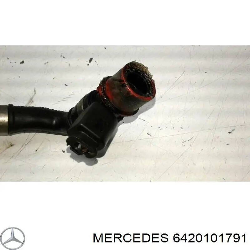 6420101791 Mercedes manguera tuberia de radiador (gases de escape)