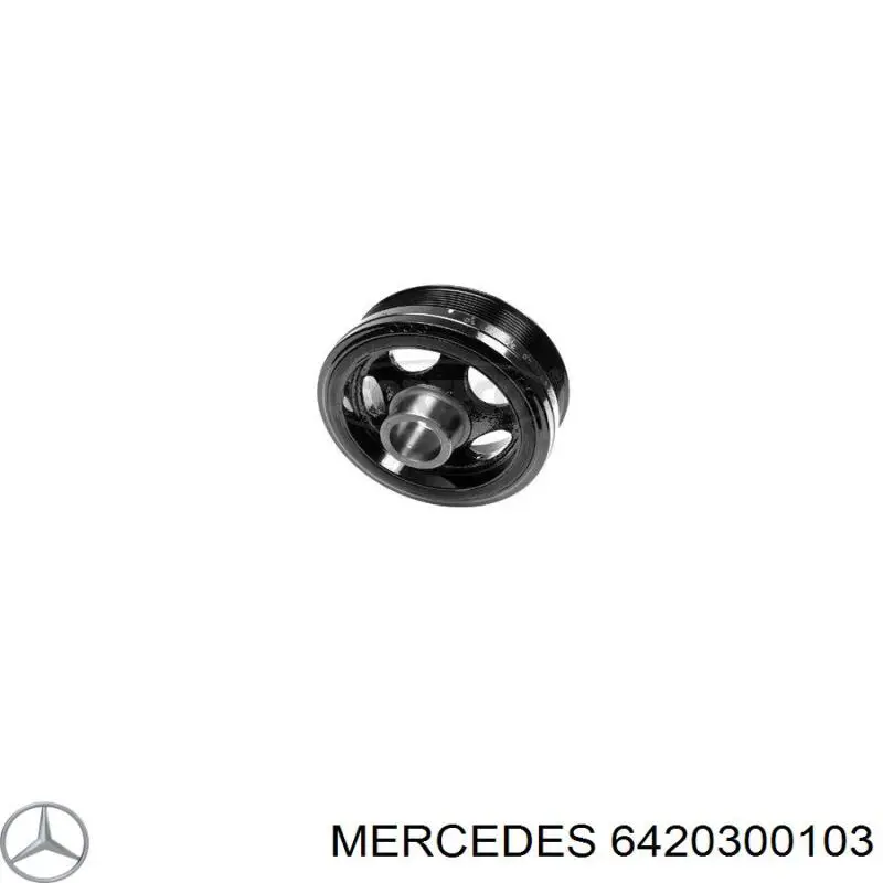 6420300103 Mercedes polea de cigüeñal