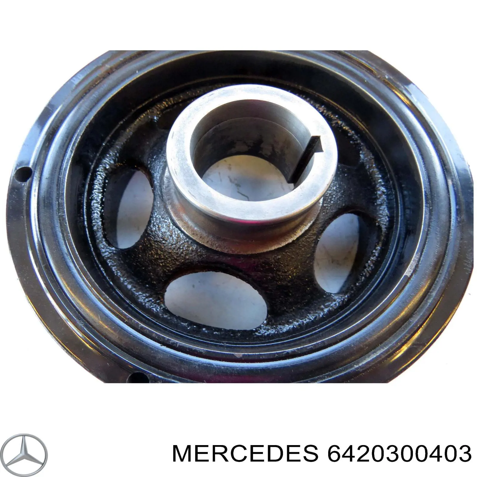 6420300403 Mercedes polea, cigüeñal