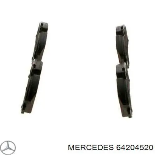 64204520 Mercedes pastillas de freno traseras