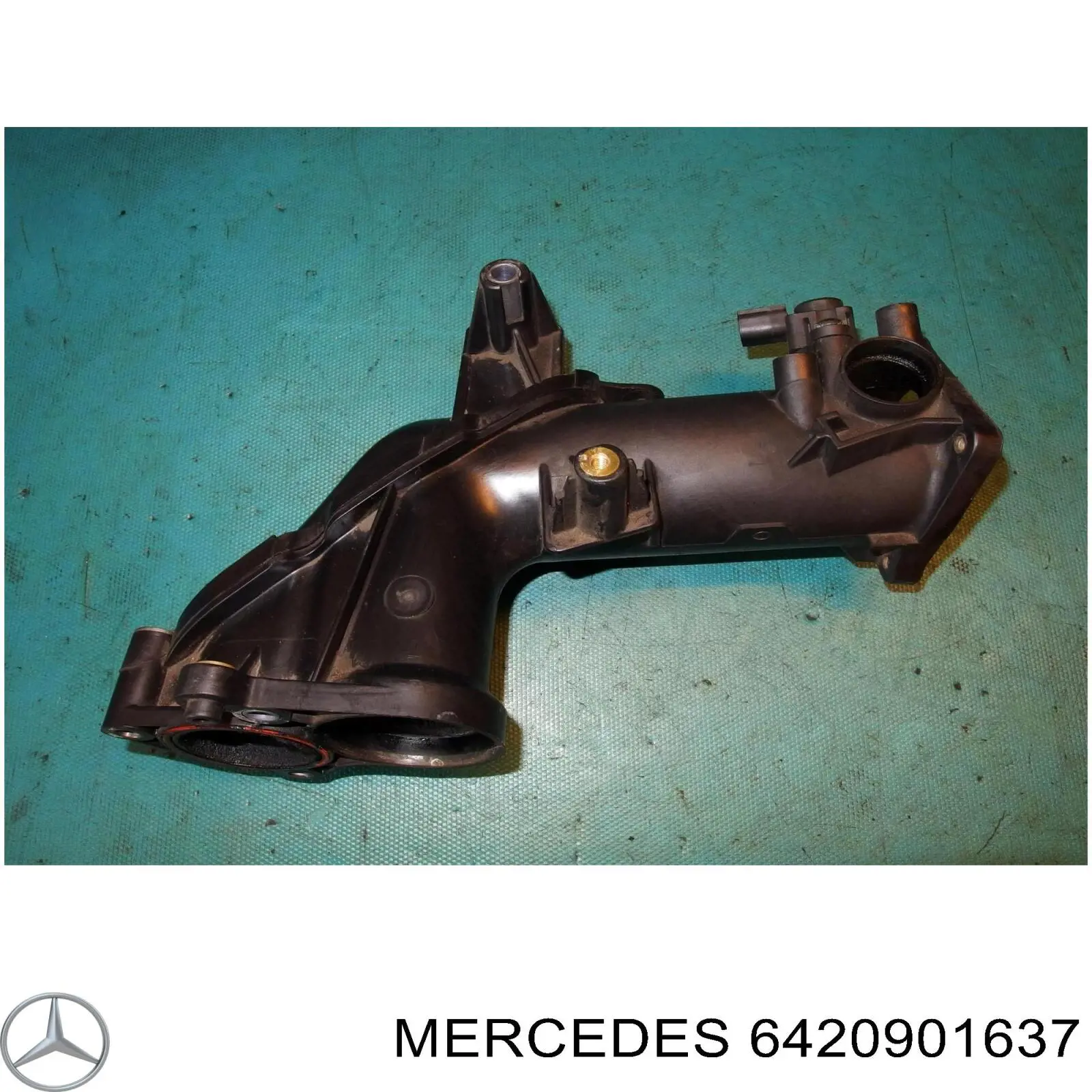 6420901637 Mercedes tubo flexible de aspiración, cuerpo mariposa