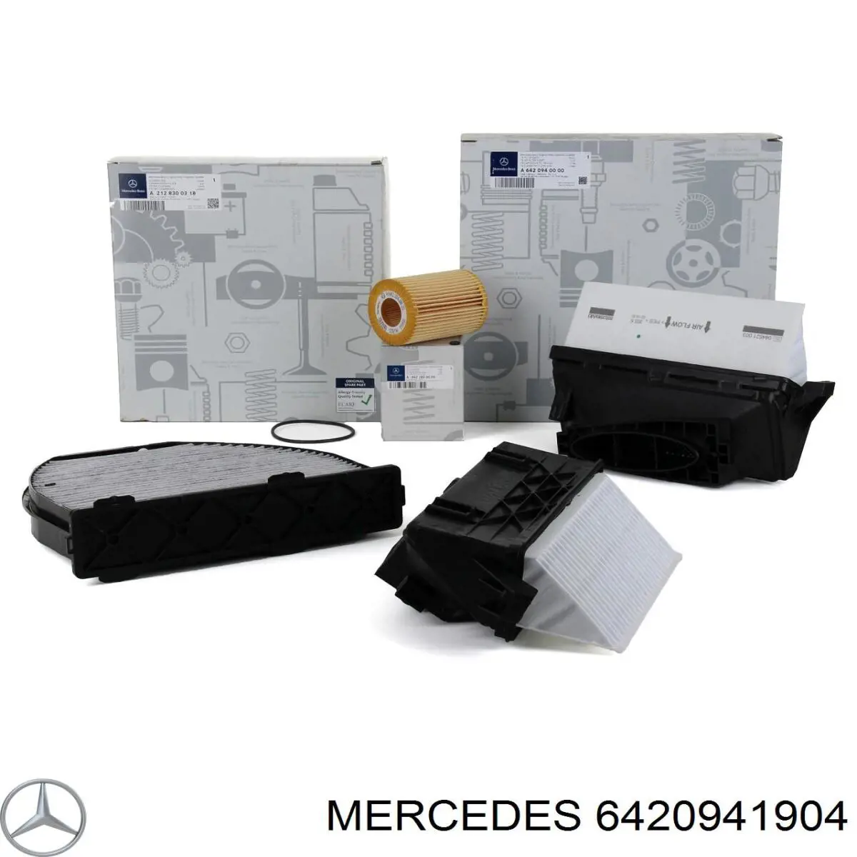 6420941904 Mercedes filtro de aire