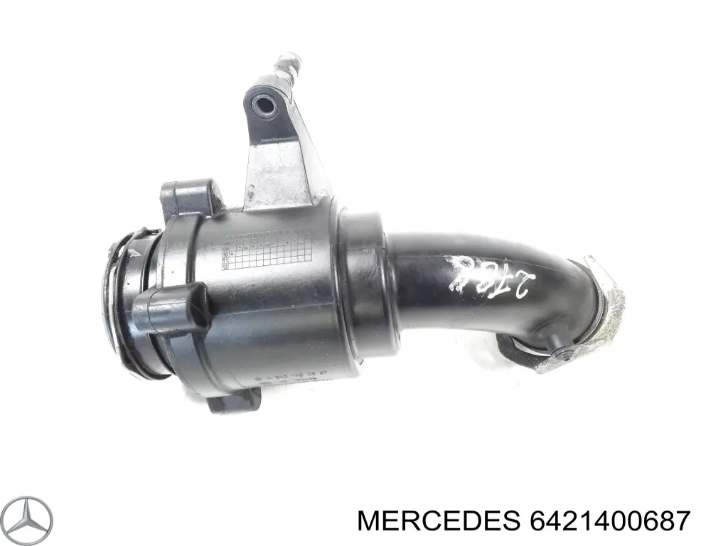 Tubo de salida de aire del turbocompresor 6421400687 Mercedes