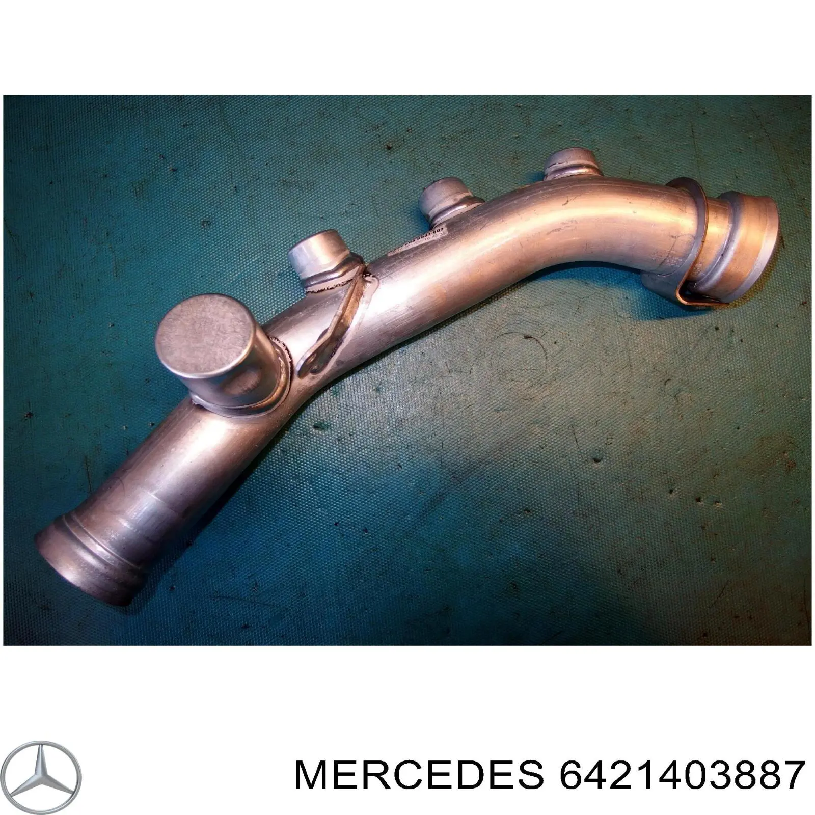 A6429970620 Mercedes tubo flexible de aire de sobrealimentación, de turbina