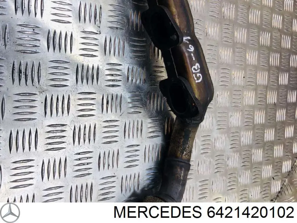 6421420102 Mercedes colector de escape, izquierda