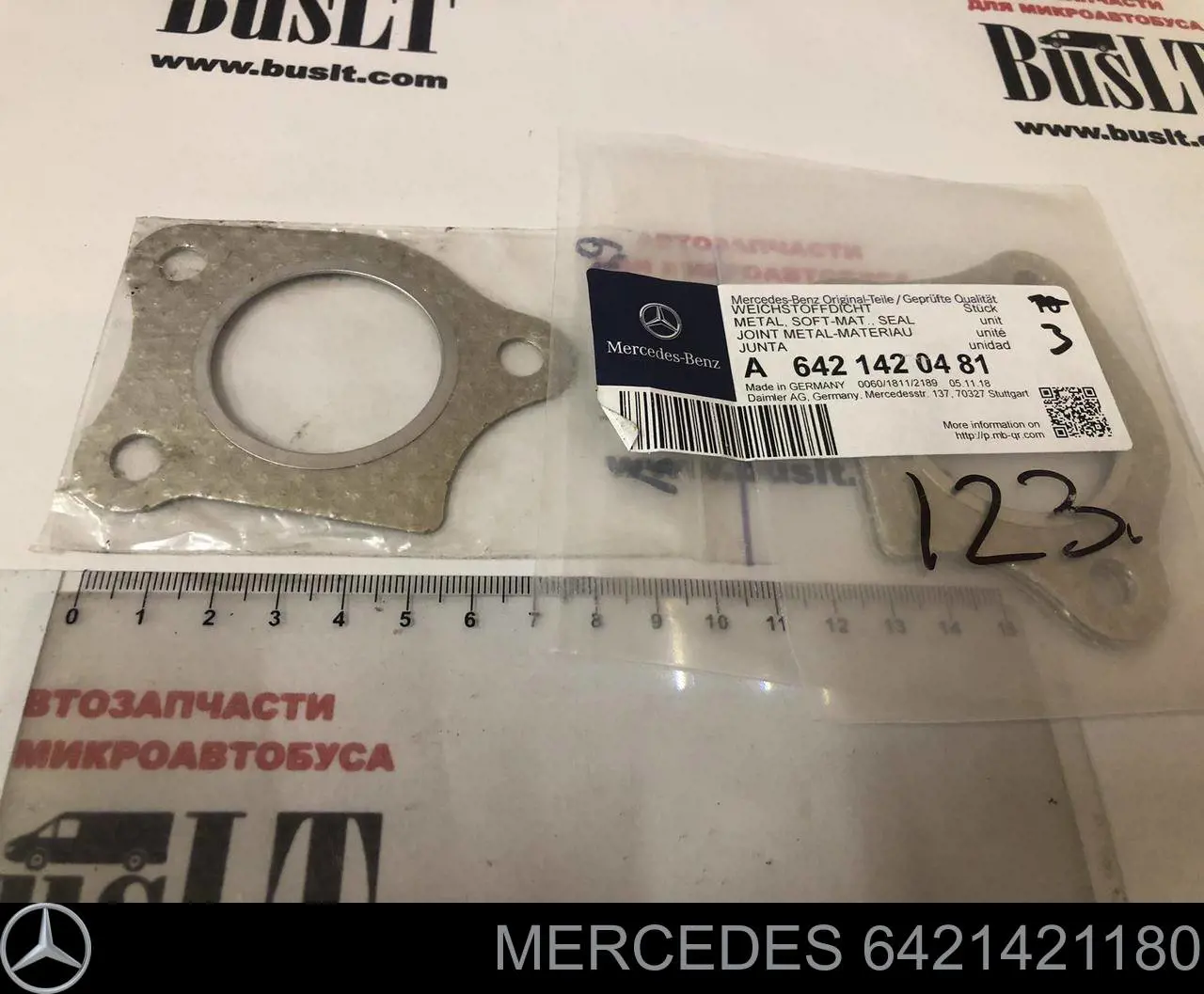 6421421180 Mercedes junta de turbina de gas admision, kit de montaje