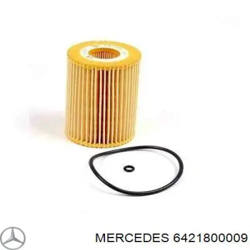 6421800009 Mercedes filtro de aceite