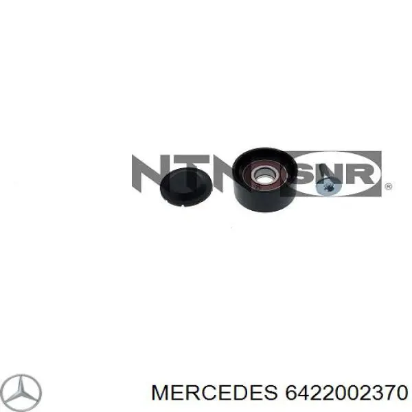 6422002370 Mercedes polea inversión / guía, correa poli v