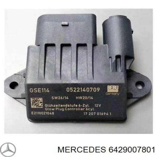 6429007801 Mercedes Relé de bujías incandescentes