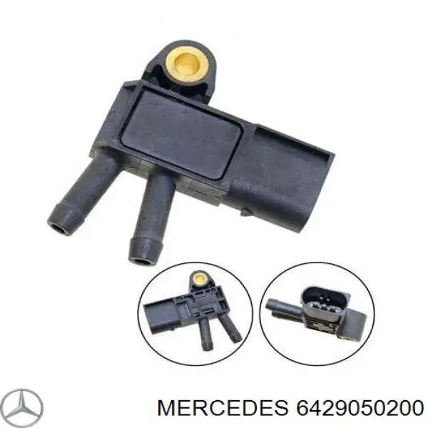 6429050200 Mercedes sensor de presion gases de escape