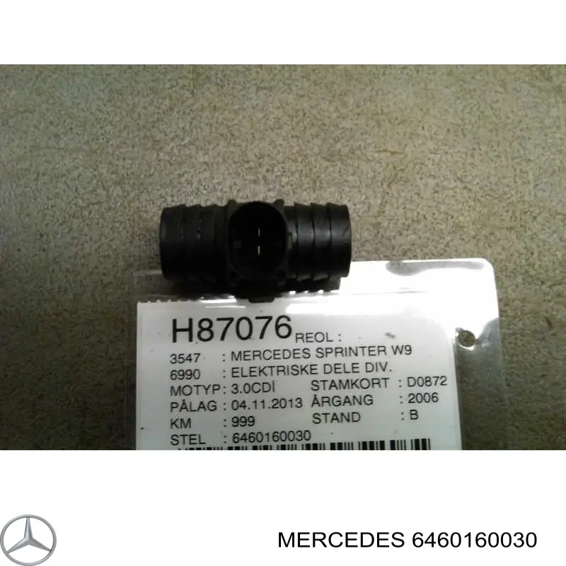 Calentador de gases del cárter Mercedes 6460160030 precio, desde 24,63 EUR