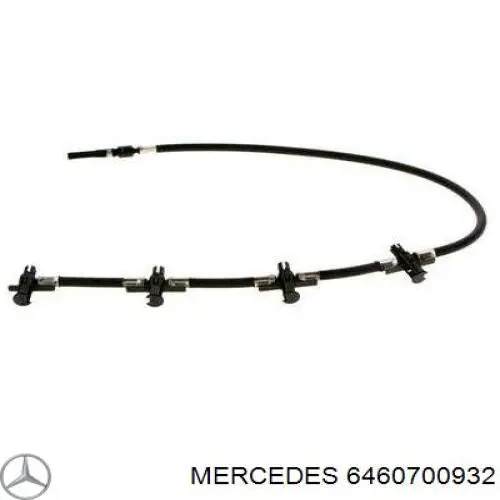 6460700932 Mercedes tubo de combustible atras de las boquillas