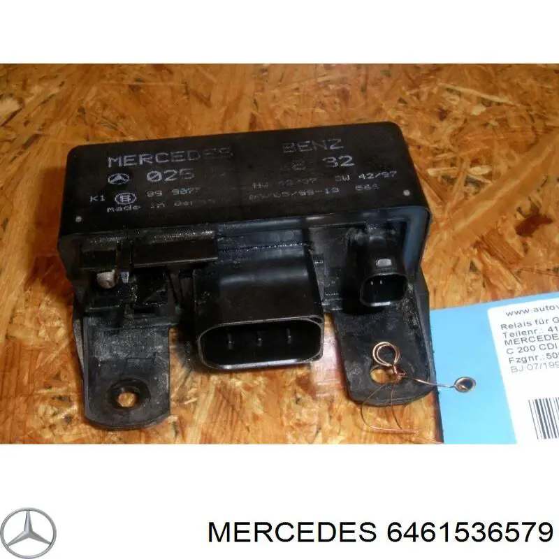 6461536579 Mercedes relé de precalentamiento