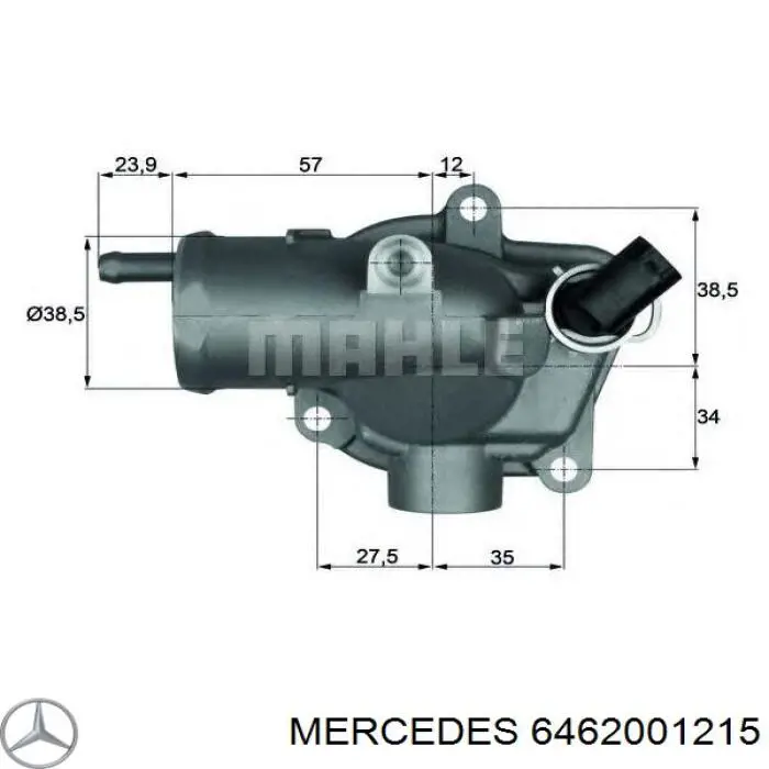 Comprar 6462001215 Mercedes Termostato