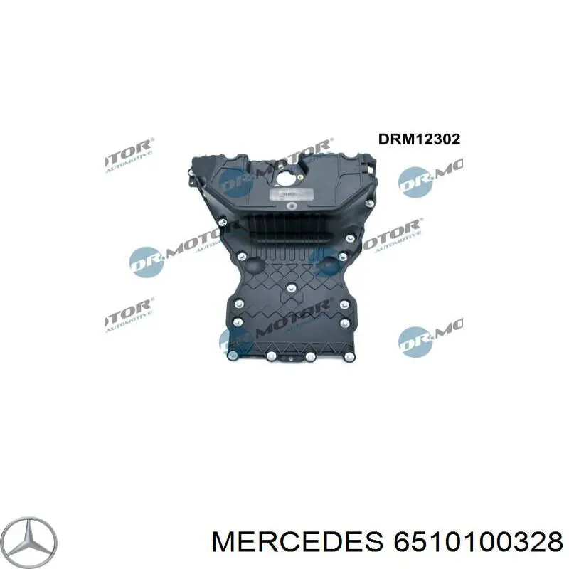 6510100328 Mercedes cárter de aceite, parte inferior