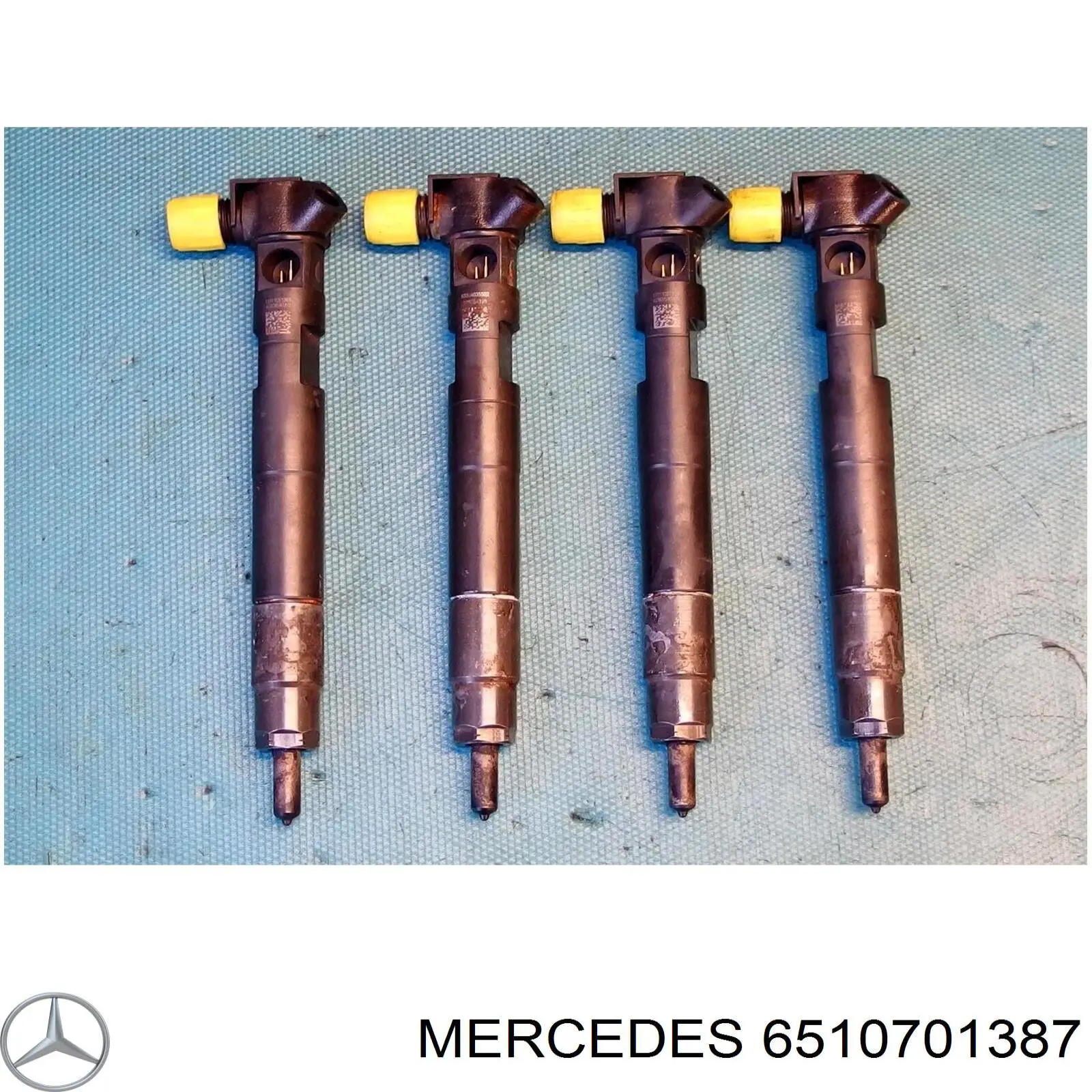 6510701387 Mercedes inyector de combustible