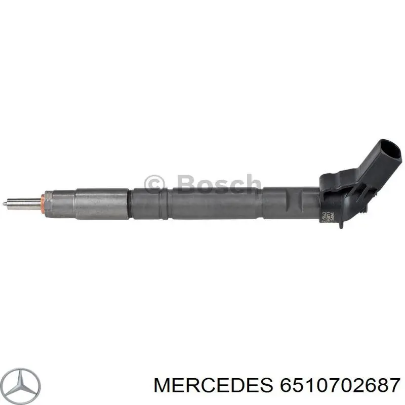 6510702687 Mercedes inyector de combustible