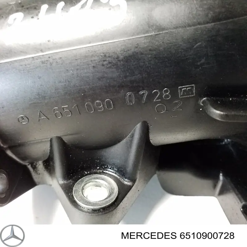 Tubo de admisión del cuerpo de mariposa 6510900728 Mercedes
