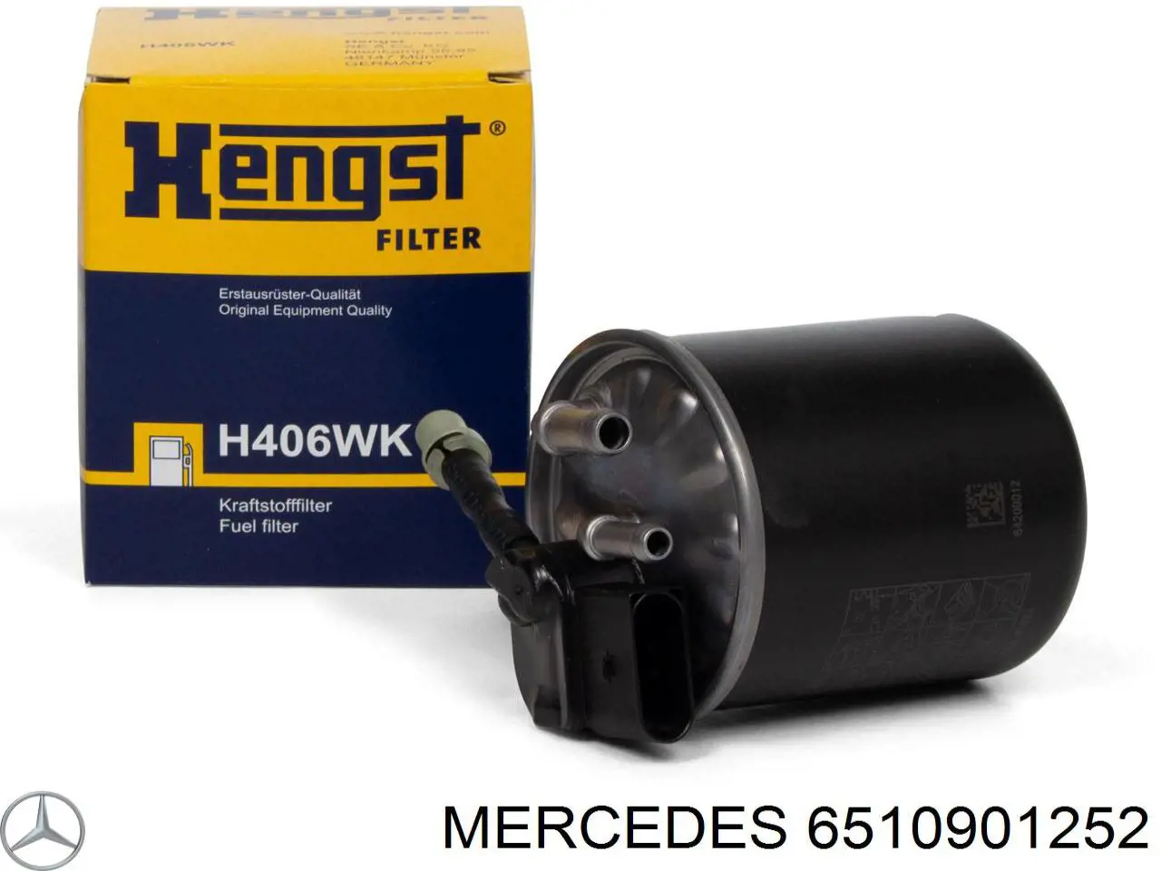 6510901252 Mercedes filtro de combustible