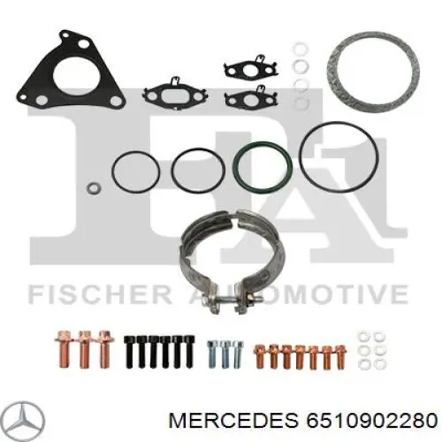 6510902280 Mercedes turbocompresor