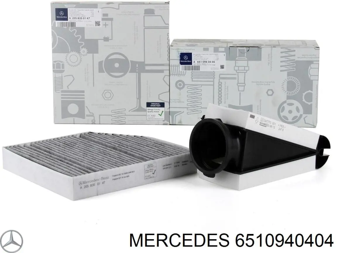 El filtro de aire Mercedes 6510940404 precio, desde 28,52 EUR