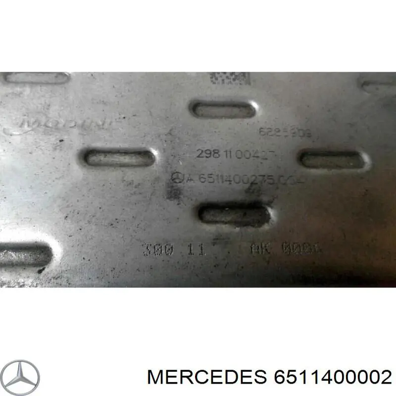 6511400002 Mercedes Válvula de derivación EGR