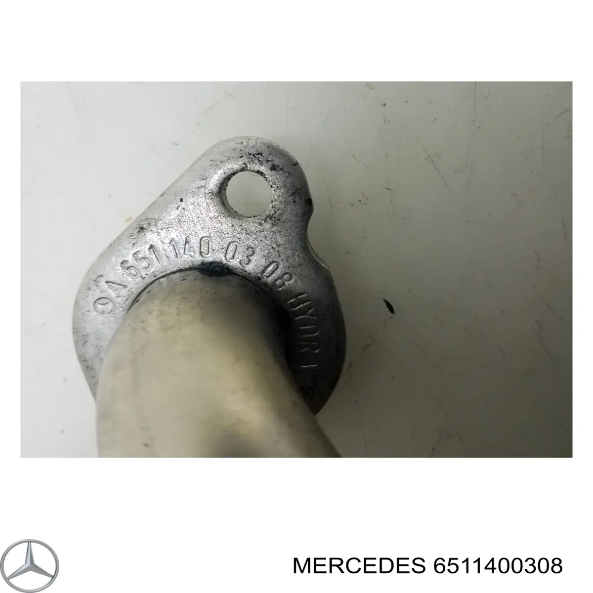 Tubo del sistema de recirculación de gases de escape EGR 6511400308 Mercedes