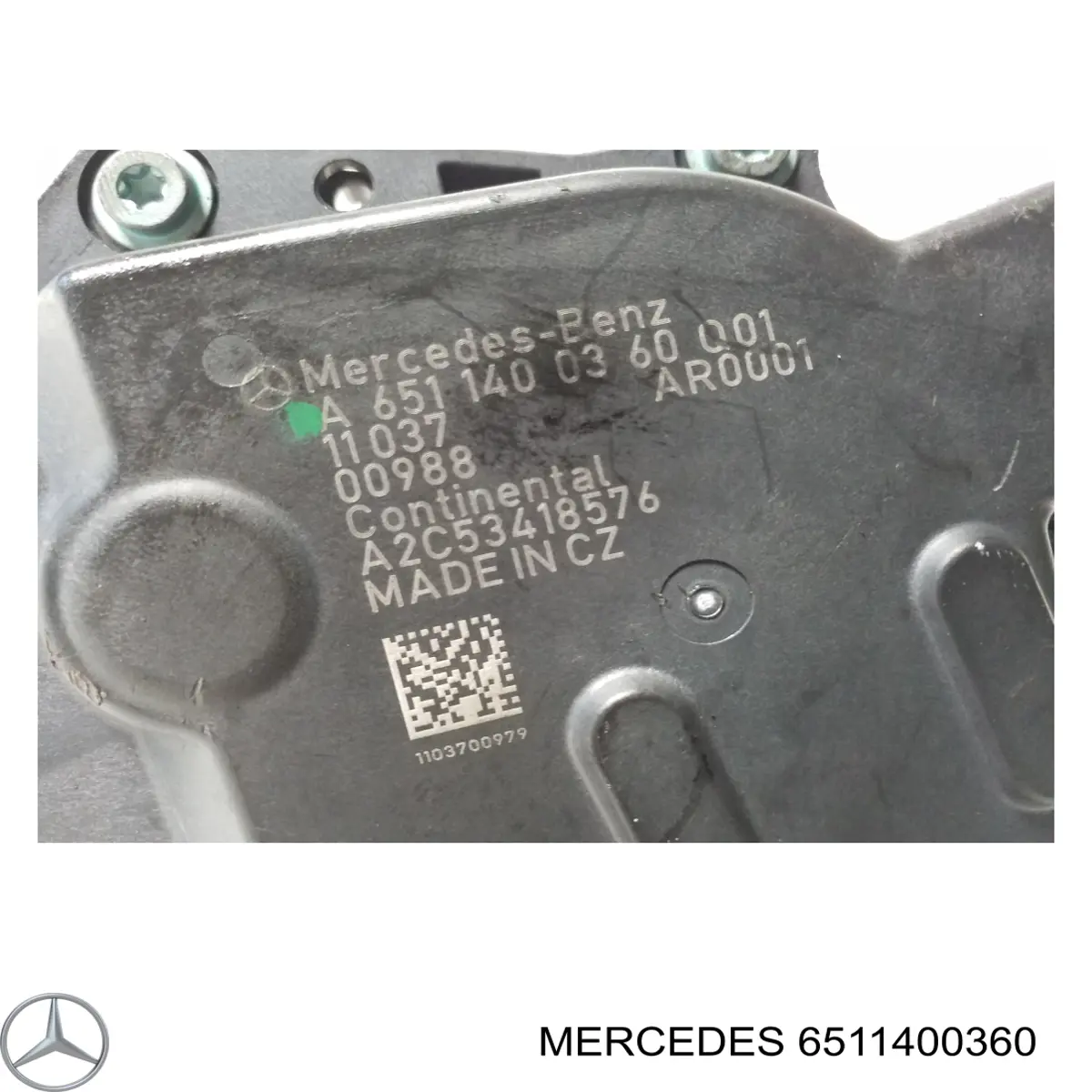 Válvula de regulación de gases Mercedes 6511400360 precio, desde 140,16 EUR