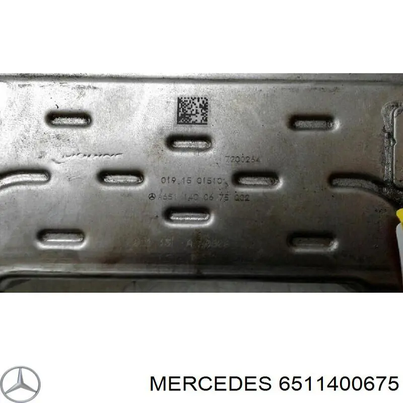 Enfriador EGR de recirculación de gases de escape Mercedes Vito (639)