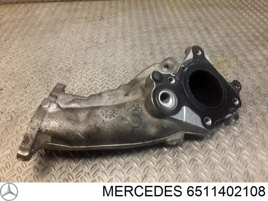 6511402108 Mercedes manguera tuberia de radiador (gases de escape)