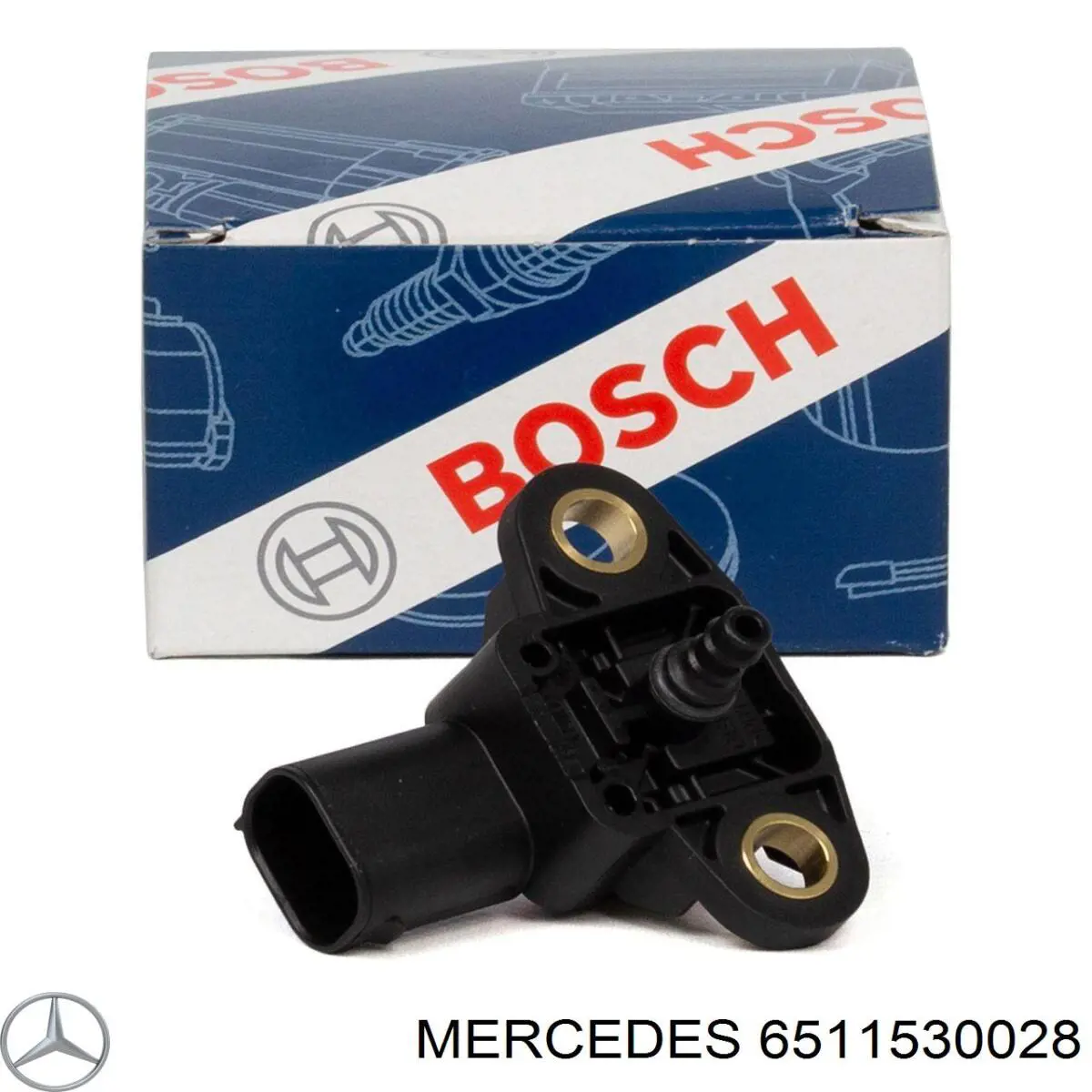 Sensor de temperatura del aire de admisión 6511530028 Mercedes