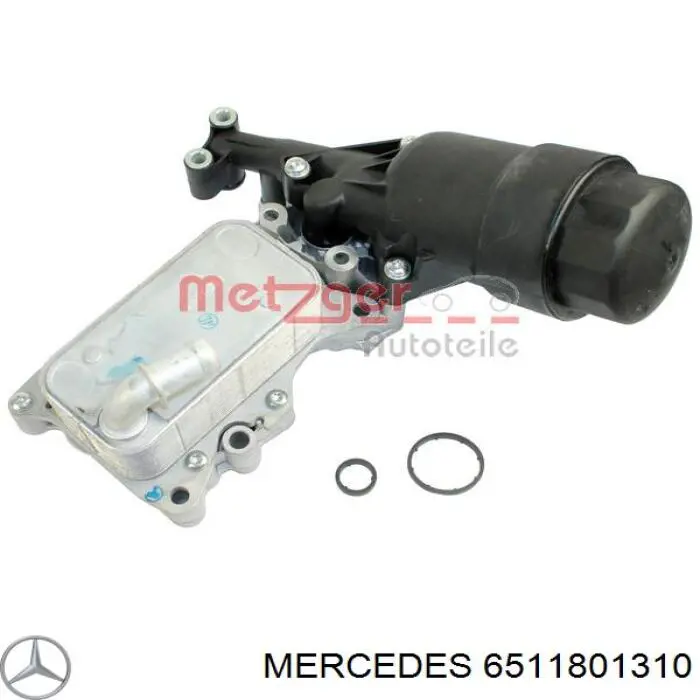 Portafiltro de aceite Mercedes 6511801310