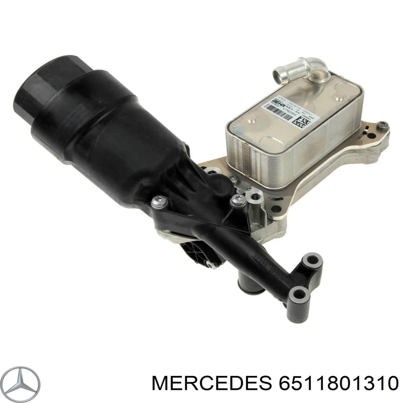 Portafiltro de aceite 6511801310 Mercedes