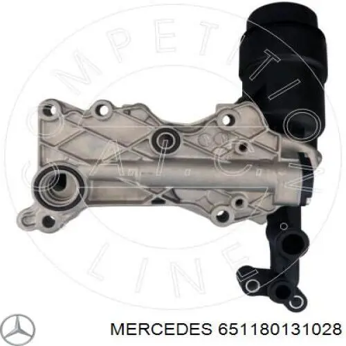 651180131028 Mercedes caja, filtro de aceite