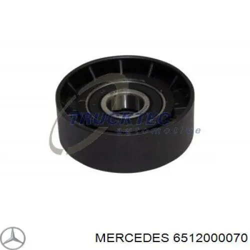 Tensor de la correa trapecial poli v Mercedes 6512000070