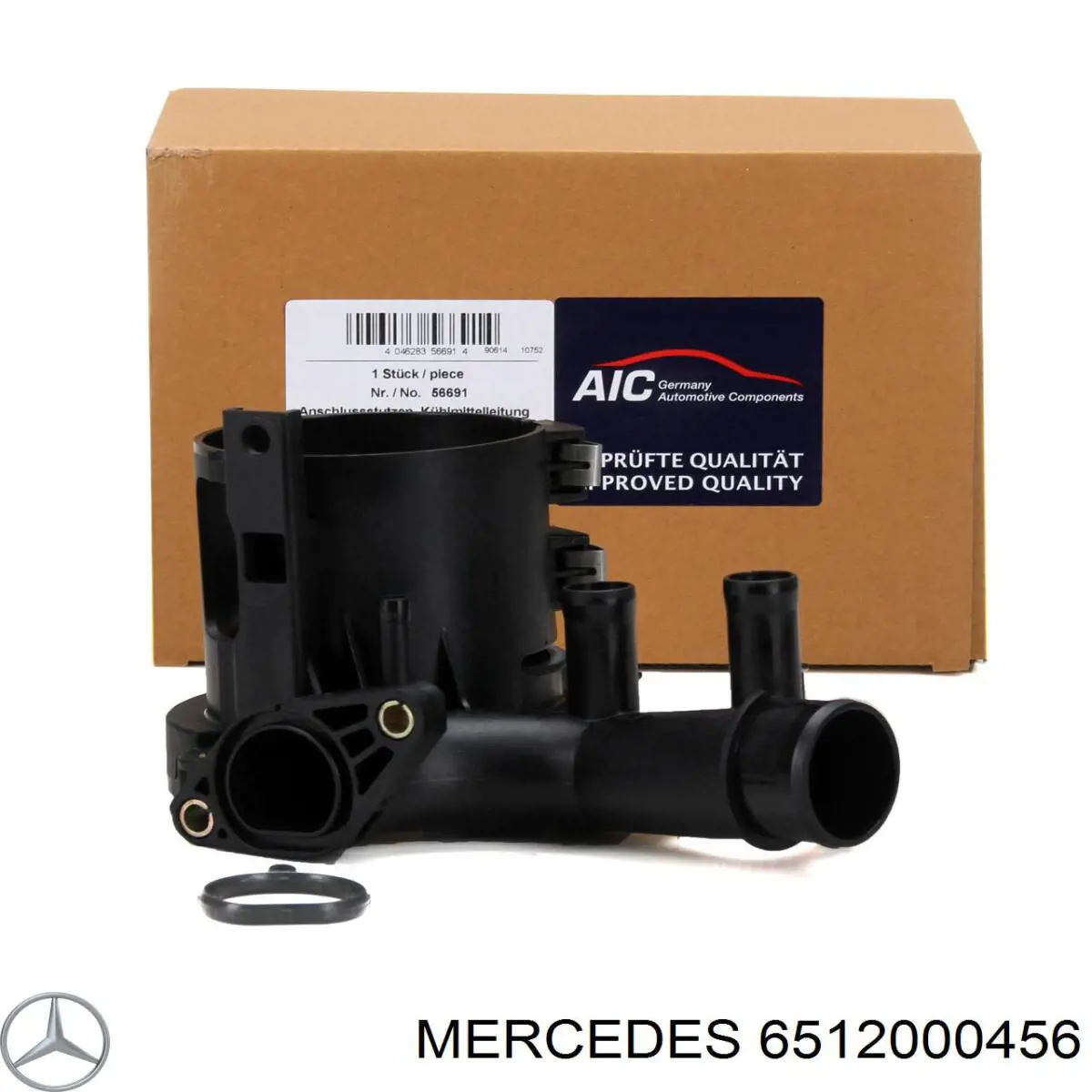 6512000456 Mercedes Caja del filtro de combustible