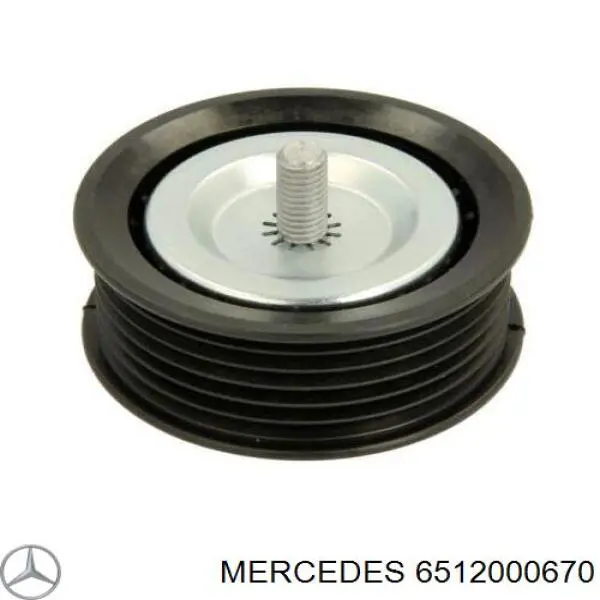 Comprar 6512000670 Mercedes Polea inversión/guía, correa poli V
