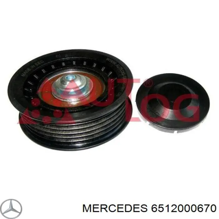 Polea inversión/guía, correa auxiliar servicios Mercedes 6512000670 precio, desde 23,64 EUR