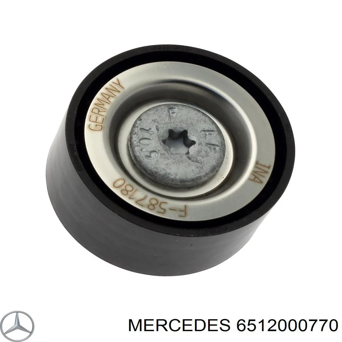 Comprar 6512000770 Mercedes Polea inversión/guía, correa poli V