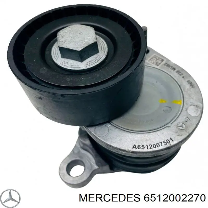 6512002270 Mercedes tensor de correa, correa poli v