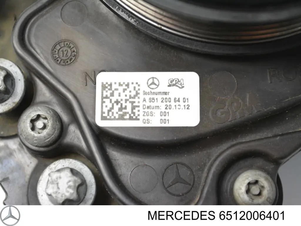 Bomba de agua 6512006401 Mercedes