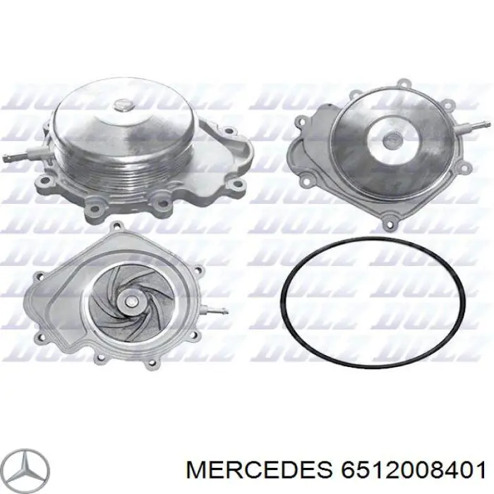 Comprar 6512008401 Mercedes Bomba de agua para motor