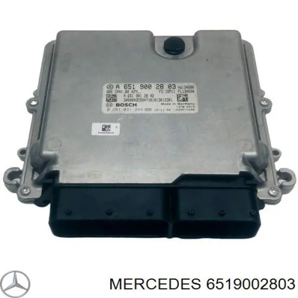 6519002803 Mercedes centralina del motor / modulo de control del motor (ecu)